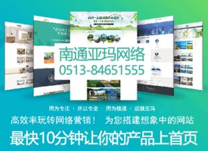 南通專業(yè)網(wǎng)站公司 網(wǎng)絡宣傳與服務的關鍵注意點