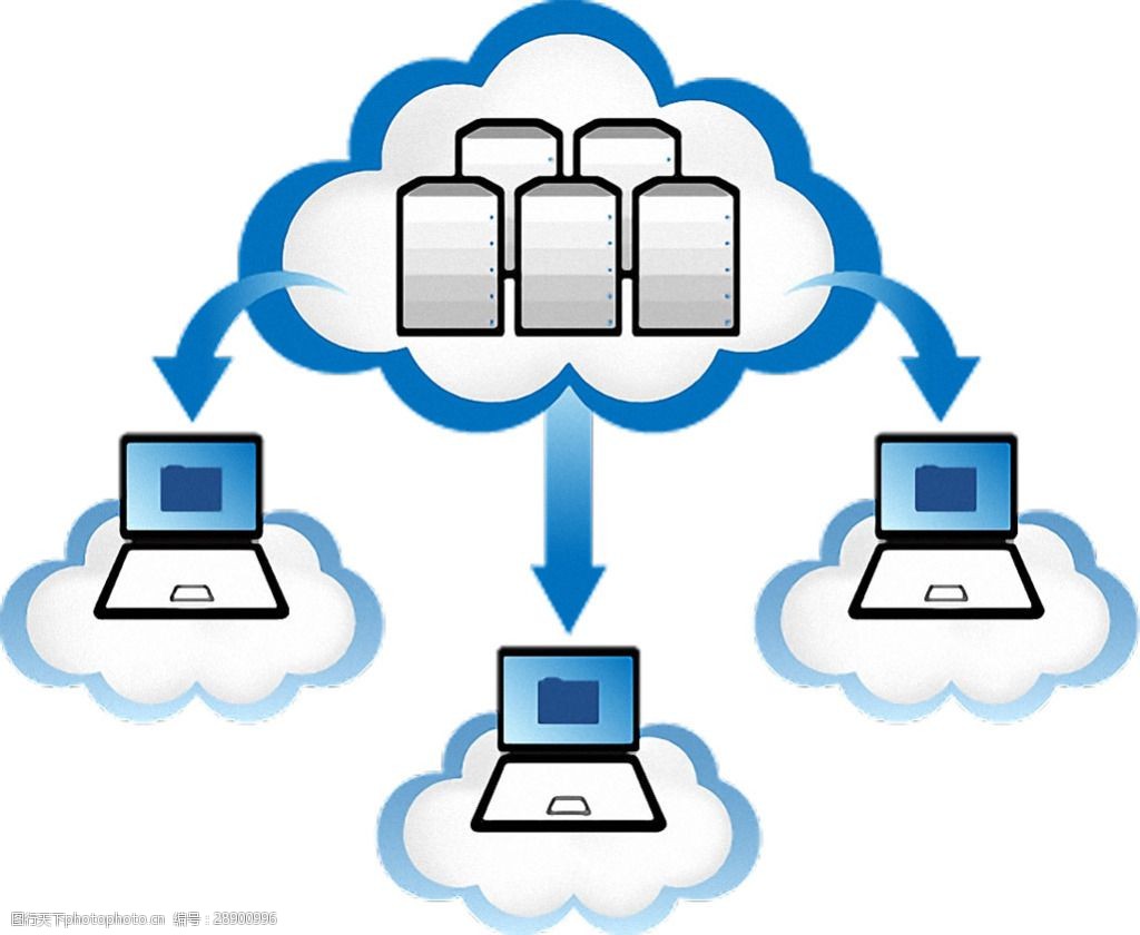 云端脈絡 云服務器網絡圖的透明PNG素材在設計與技術中的應用